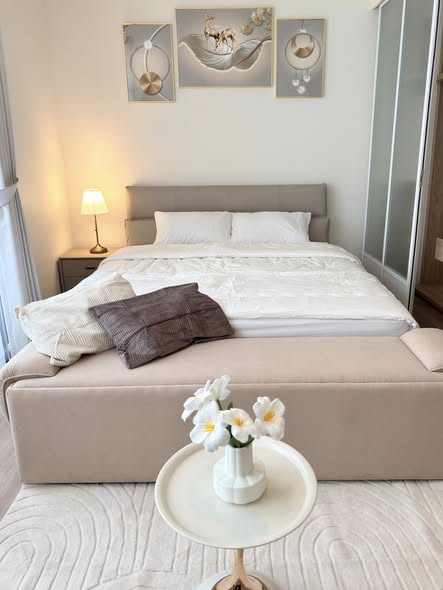 bedroom of Noble Form Thonglor โนเบิล ฟอร์ม ทองหล่อ