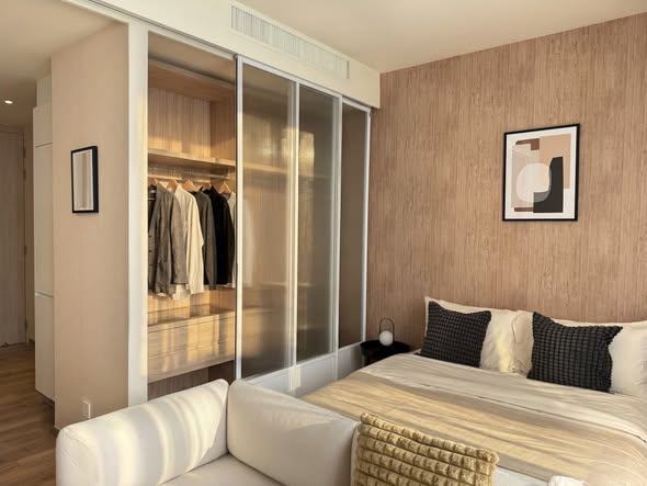 bedroom of Noble Form Thonglor โนเบิล ฟอร์ม ทองหล่อ