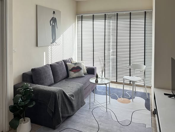 living room and bedroom of Noble Remix