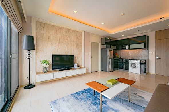 living room and kitchen of Noble Reveal