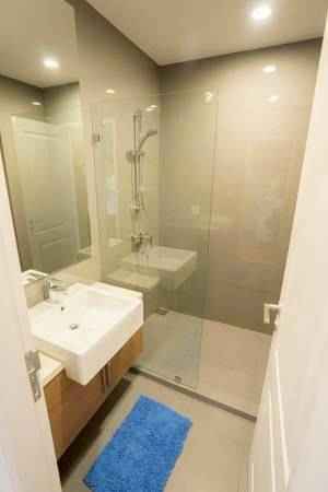 room interior and bathroom of Noble Revo Silom