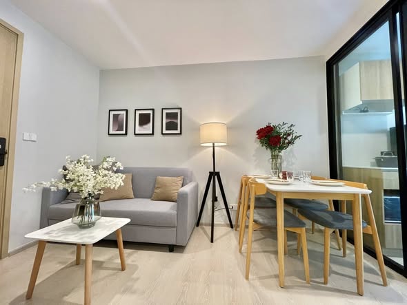 living room and bedroom and room interior of Nue Connex Don Mueang