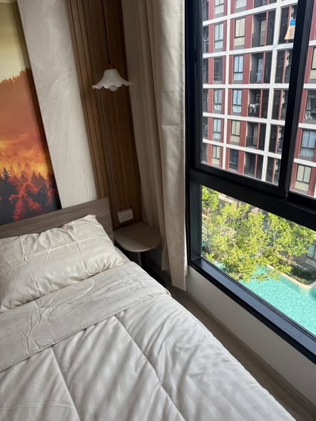 bedroom of Nue Cross Khu Khot Station (นิว ครอส คูคต สเตชัน)