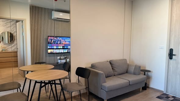 living room and room interior of Nue District R9