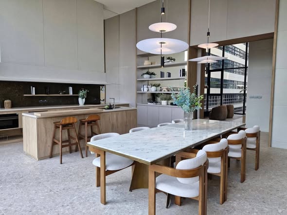 room interior and kitchen of Nue District R9