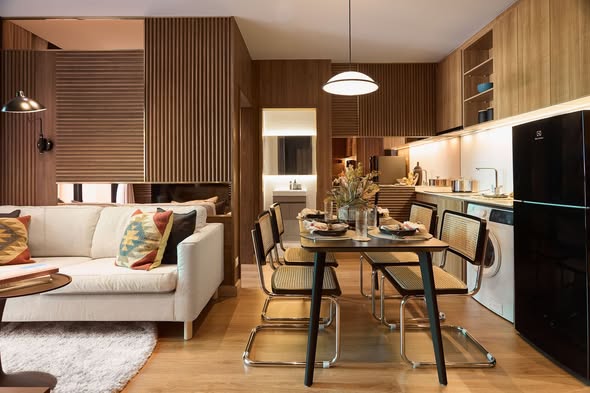 living room of Nue Epic Asok-Rama9 (นิว เอปิค อโศก-พระราม9)