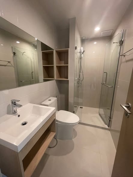 room interior and bathroom of Nue Mega Plus Bangna