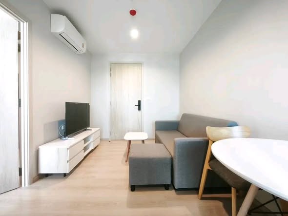 living room and room interior of NUE Noble Srinakarin Lasalle นิว โนเบิล ศรีนครินทร์ – ลาซาล