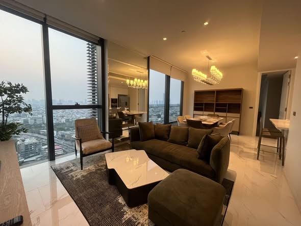 living room of Nue Riverest Ratburana นิว ริเวอร์เรสต์ ราษฎร์บูรณะ