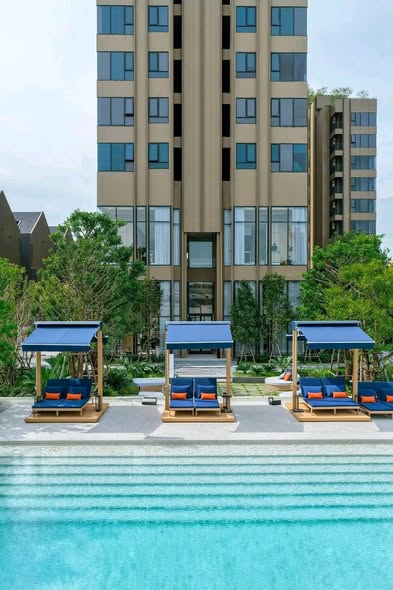 pool of Nue Riverest Ratburana นิว ริเวอร์เรสต์ ราษฎร์บูรณะ