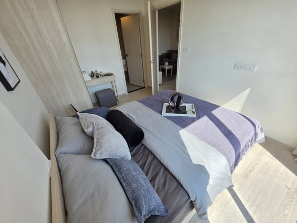bedroom of Nue Z-Square Suan Luang Station (นิว ซี-สแควร์ สวนหลวง สเตชั่น)