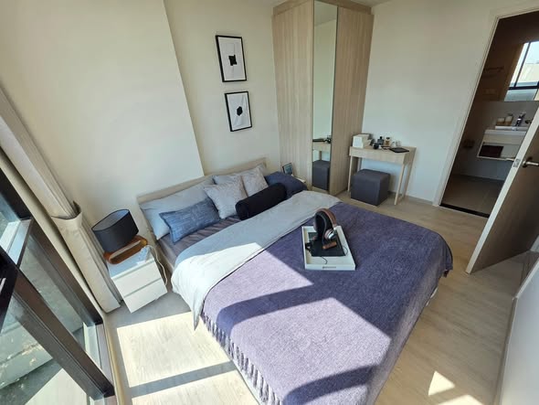 bedroom of Nue Z-Square Suan Luang Station (นิว ซี-สแควร์ สวนหลวง สเตชั่น)