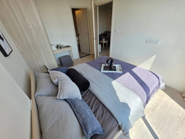bedroom of Nue Z-Square Suan Luang Station (นิว ซี-สแควร์ สวนหลวง สเตชั่น)