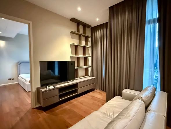bedroom and living room and room interior of Nusasiri Grand Condo