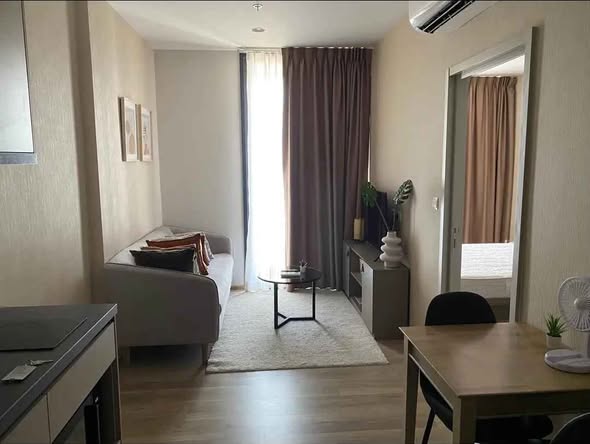 bedroom and living room of Oka Haus