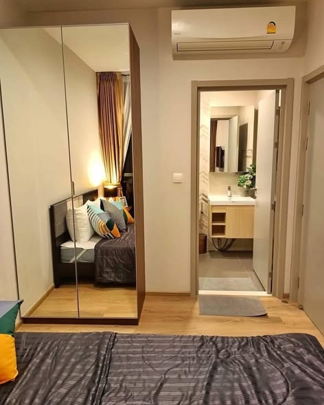 bedroom and room interior of Oka Haus