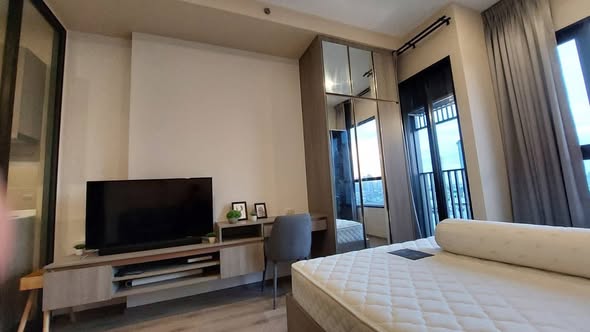 living room and bedroom of Oka Haus