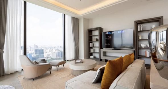 living room and bedroom of One 89 Wireless