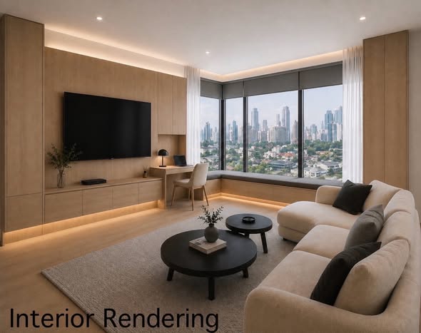 living room of One Bangkok