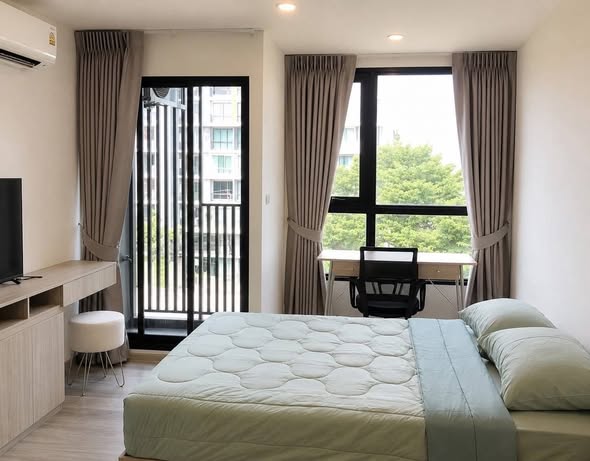 bedroom of Origin Play Sri Udom Station (Sales gallery) – ออริจิ้น เพลย์ ศรีอุดม สเตชั่น (สำนักงานขาย)