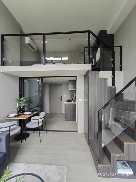 living room of Origin Plug & Play Ramintra : ออริจิ้น ปลั๊ก แอนด์ เพลย์ รามอินทรา