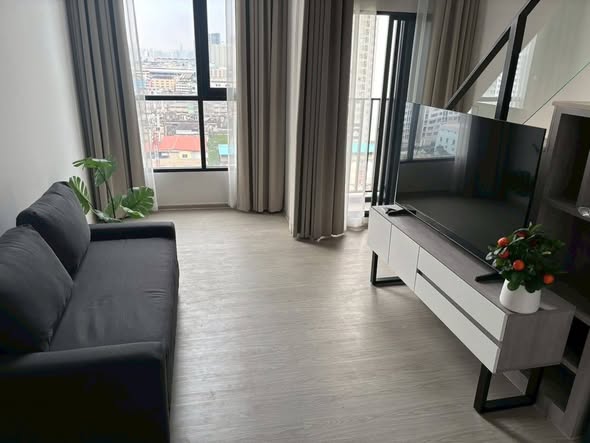 bedroom and living room of Origin Plug&Play Ramkhamhaeng Triple Station