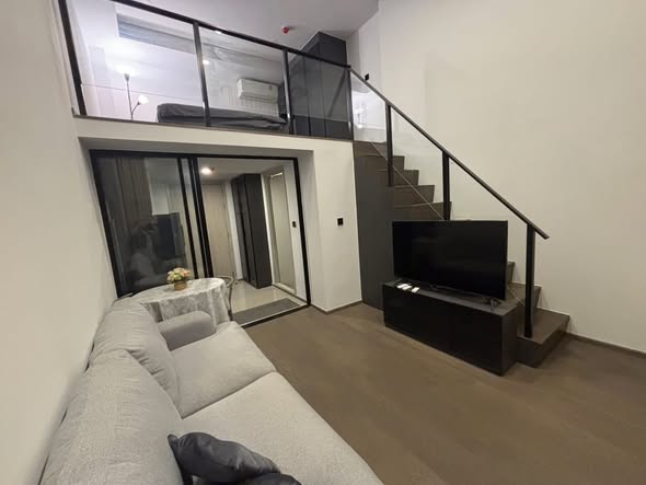 living room and room interior of Park Origin Chula-Sam Yan