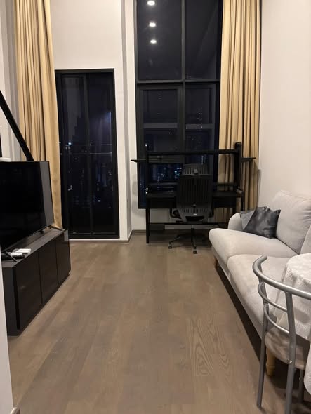 living room and room interior of Park Origin Chula-Sam Yan