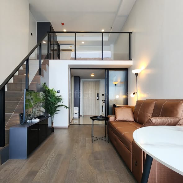 living room and room interior of Park Origin Chula-Sam Yan