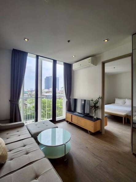 bedroom and living room of Park Origin Phrom Phong