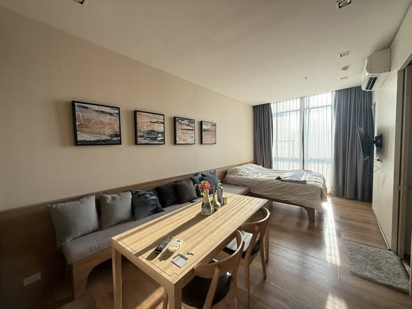 living room and bedroom and room interior of Park Origin Phrom Phong