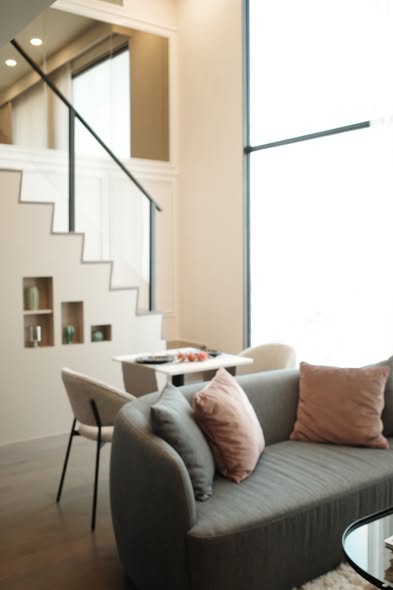 living room and room interior of Park Origin Ratchathewi