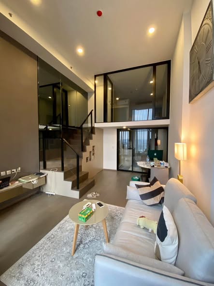 living room and room interior of Park Origin Ratchathewi