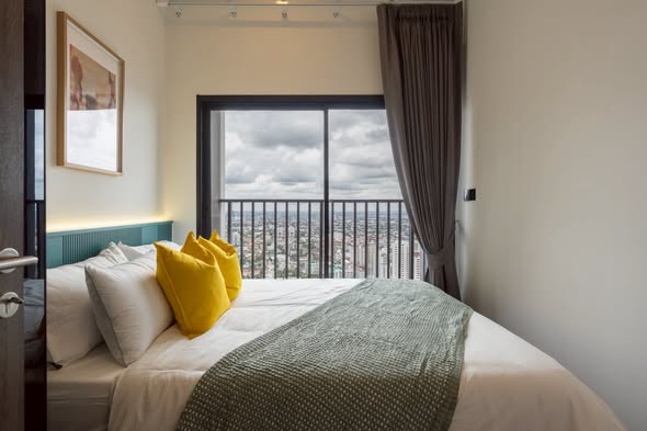 bedroom of Park​ Origin​ Thonglor