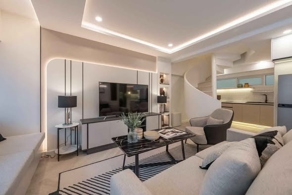 bedroom and living room of Park Thonglor Tower