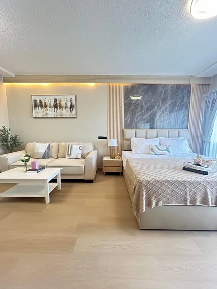 bedroom of Pattaya Plaza Condotel