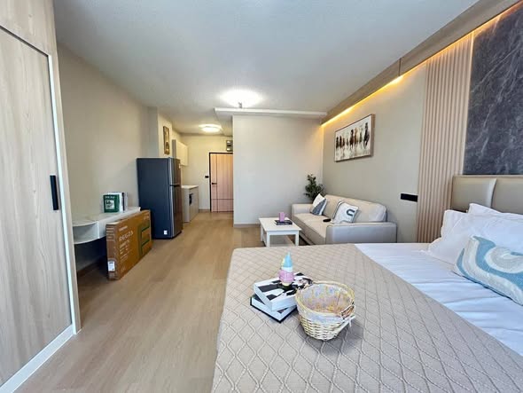 bedroom of Pattaya Plaza Condotel
