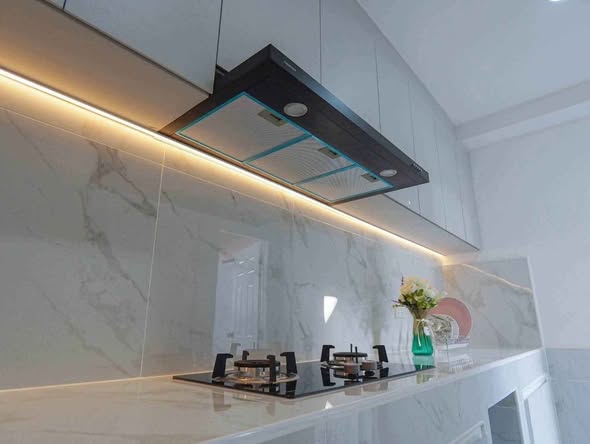 kitchen of Pattaya Rungrueng Housing