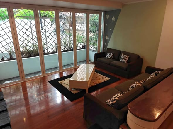 bedroom and living room and room interior of Penthouse Bar + Grill