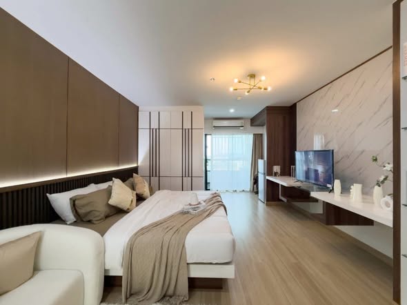 bedroom of Phanason City Condo