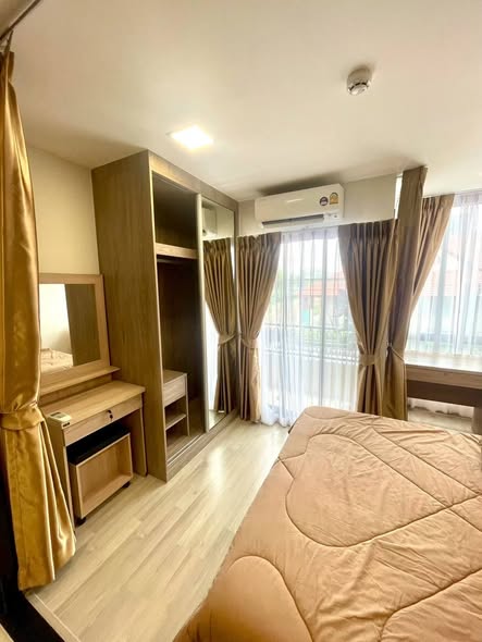 bedroom of พลัมคอนโด สะพานใหม่ สเตชั่น PLUM CONDO SAPHANMAI STATION