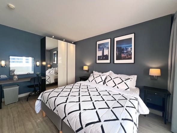 bedroom of Premier Condominium