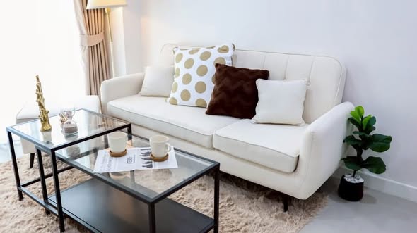 living room and room interior of Premier place condo