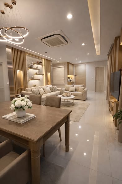 living room and bedroom of Prinn Sathorn-Ratchapruek