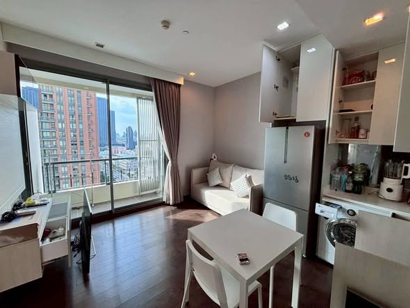 living room and bedroom of Q Asoke