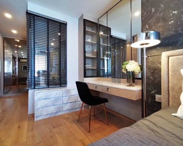 bedroom and room interior of Q Chid Lom – Phetchaburi