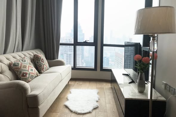 living room of Q Chid Lom – Phetchaburi