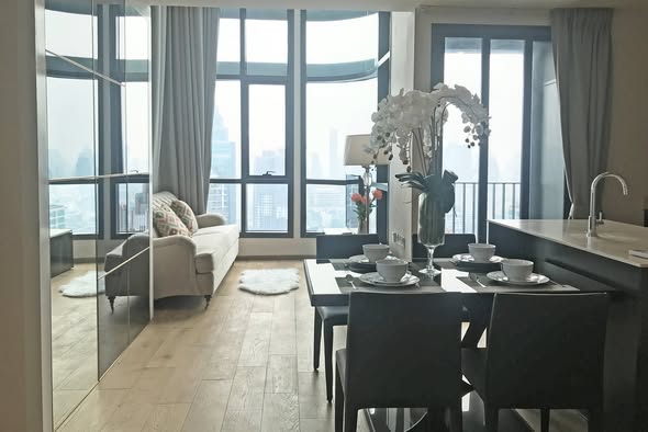 living room of Q Chid Lom – Phetchaburi