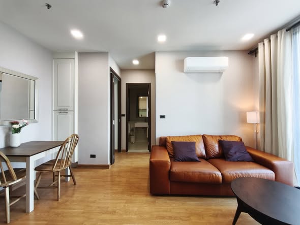 living room and bedroom and room interior of Q House Sukhumvit 79