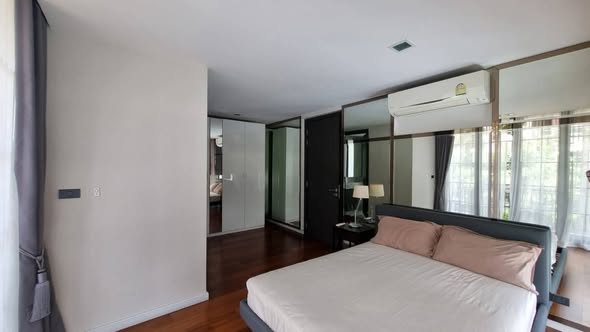 bedroom and room interior of Quarter 31